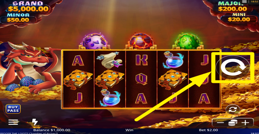 Bigger The Loot Chamber Of Riches Spin