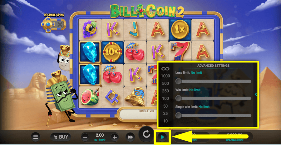 Bill And Coin 2 Dream Drop Autoplay Feature
