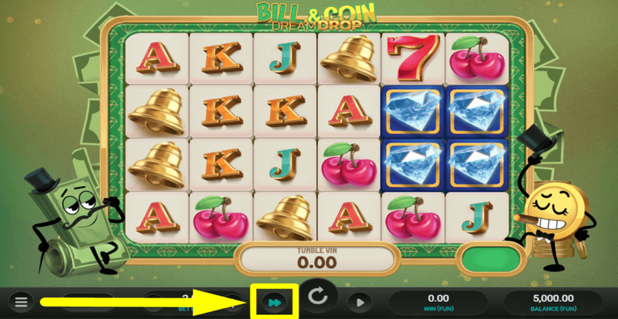 Bill And Coin Dream Drop Turbo Feature