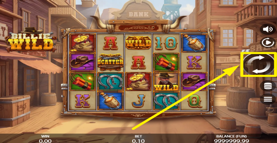 Billie Wild Spin Button