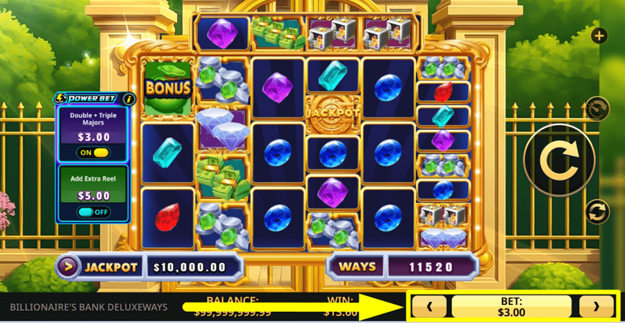 Billionaires Bank Deluxeways Bet Value