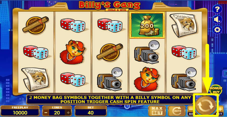 Billys Gang Spin Button