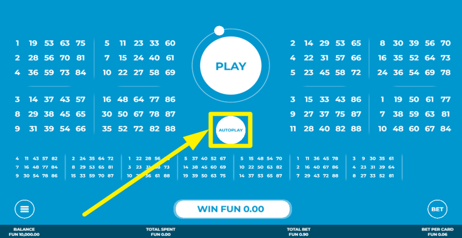 Bingo Bingo Autoplay