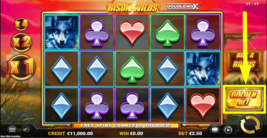 Bison Wilds Doublemax Golden Bet Feature