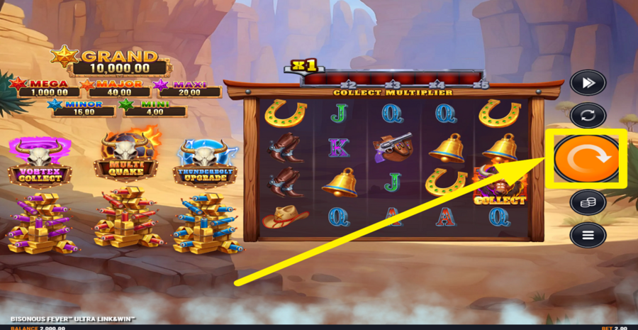 Bisonous Fever Ultra Link And Win Spin