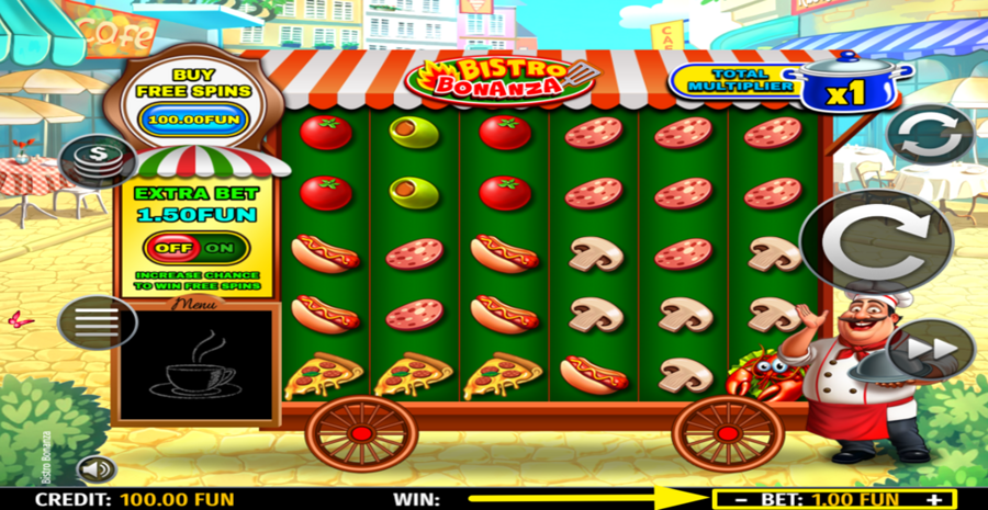 Bistro Bonanza Adjust Bet