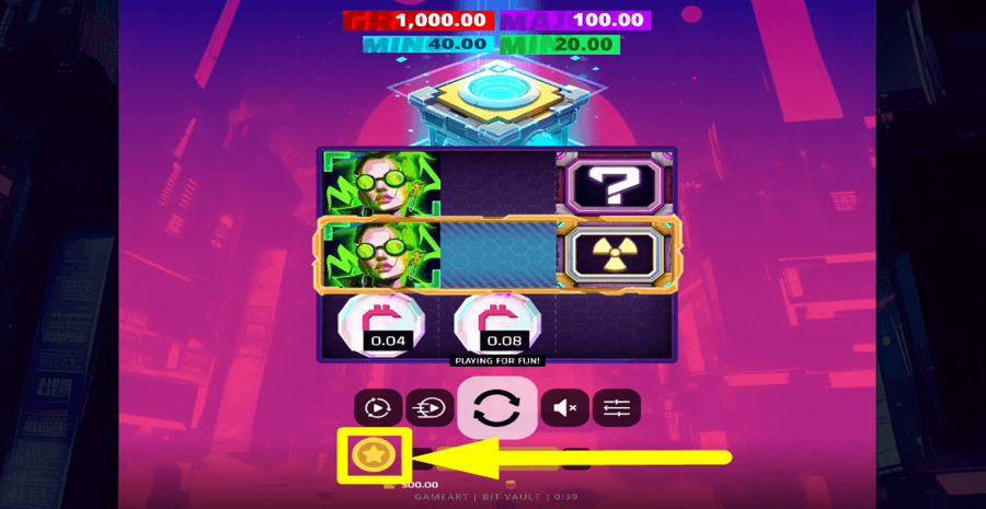 Bit Vault Buy Feature