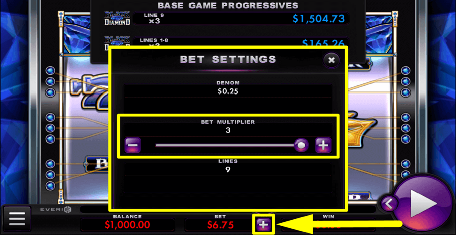 Black Diamond Platinum Bet Value