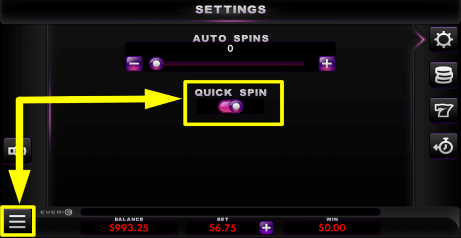 Black Diamond Platinum Quick Spin Feature