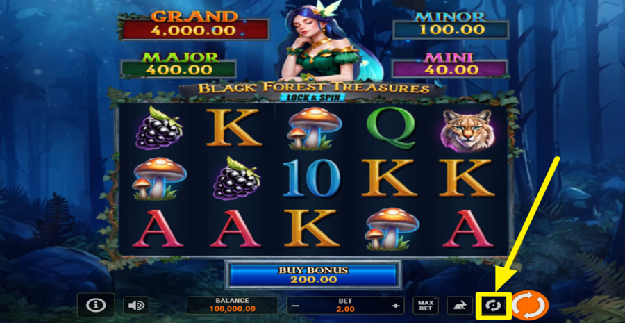 Black Forest Treasures Lock And Spin Autoplay