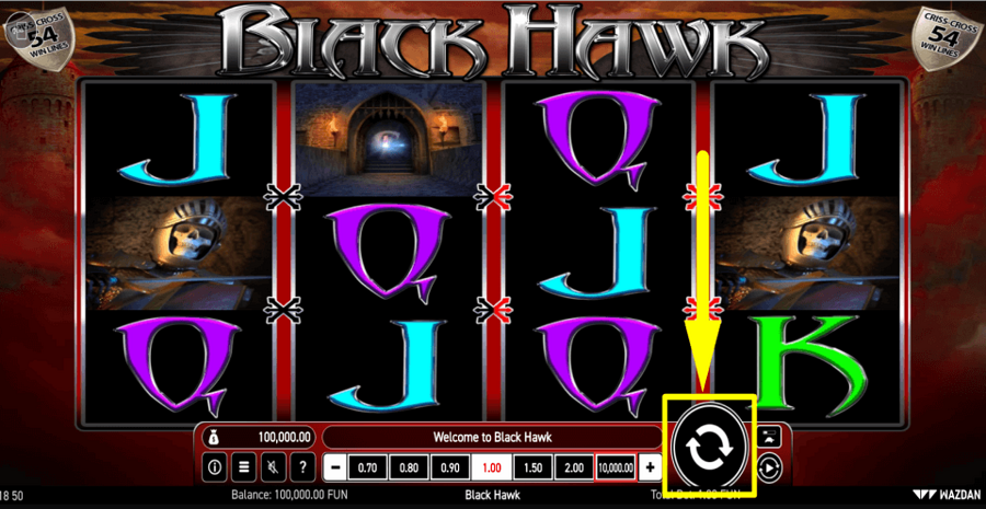 Black Hawk Play Button