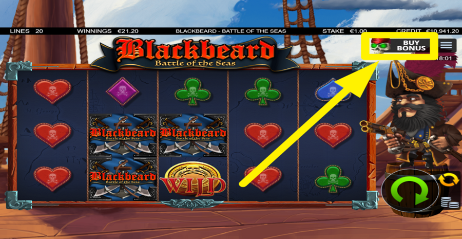 Blackbeard Battle Of The Seas Buy Bonus