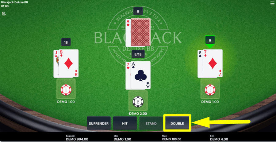 Blackjack Deluxe Bb Double Button