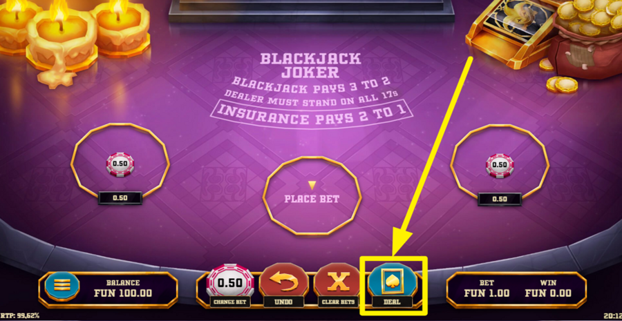 Blackjack Joker Deal