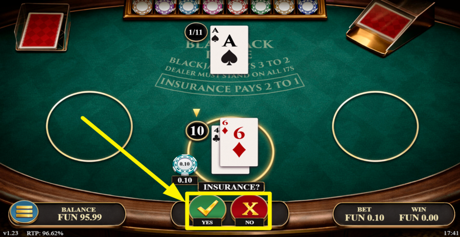 Blackjack Prime Insurance