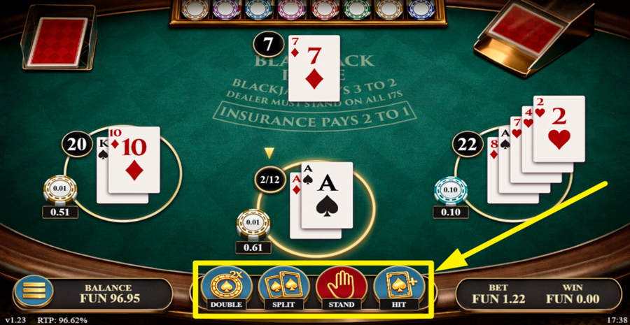 Blackjack Prime Make Decision