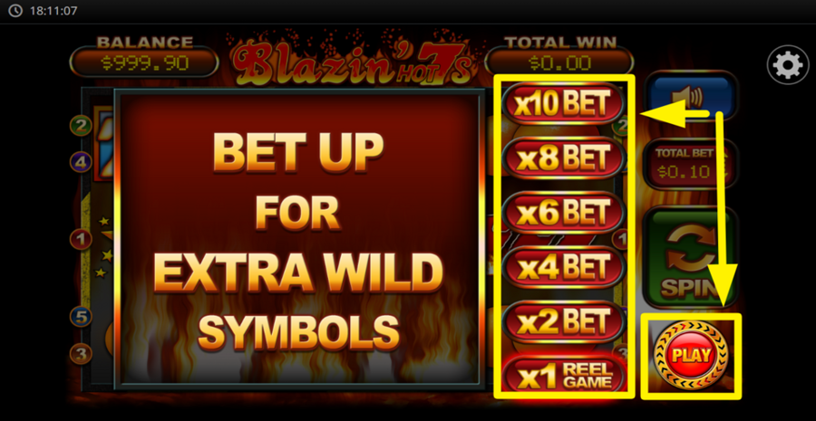 Blazin Hot 7s Fortune Spin