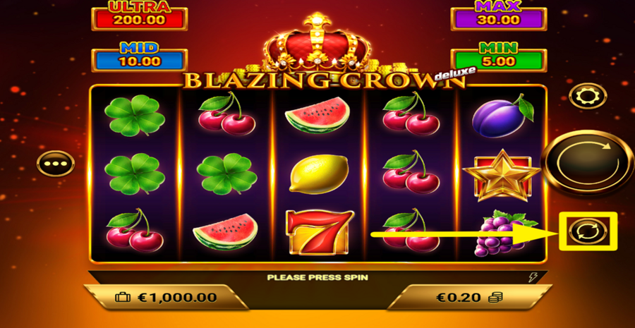 Blazing Crown Deluxe Autoplay