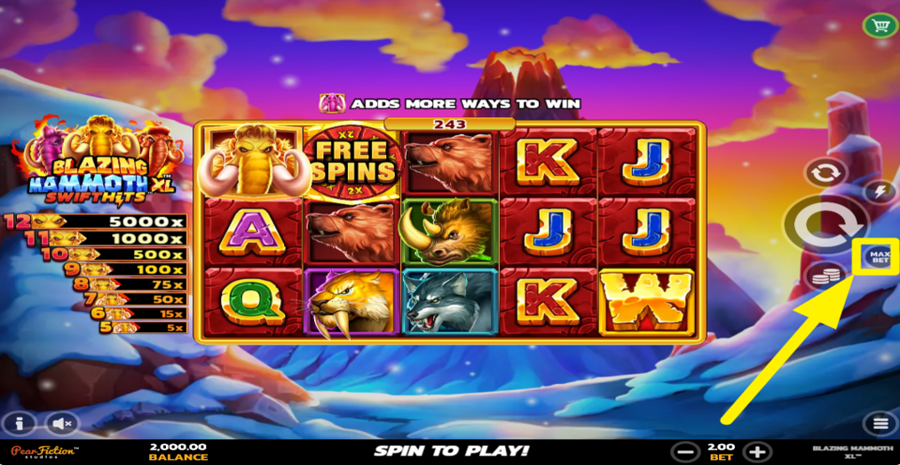 Blazing Mammoth Xl Swifthits Max Bet