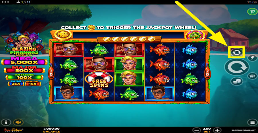 Blazing Piranhas Lock N Win Autoplay