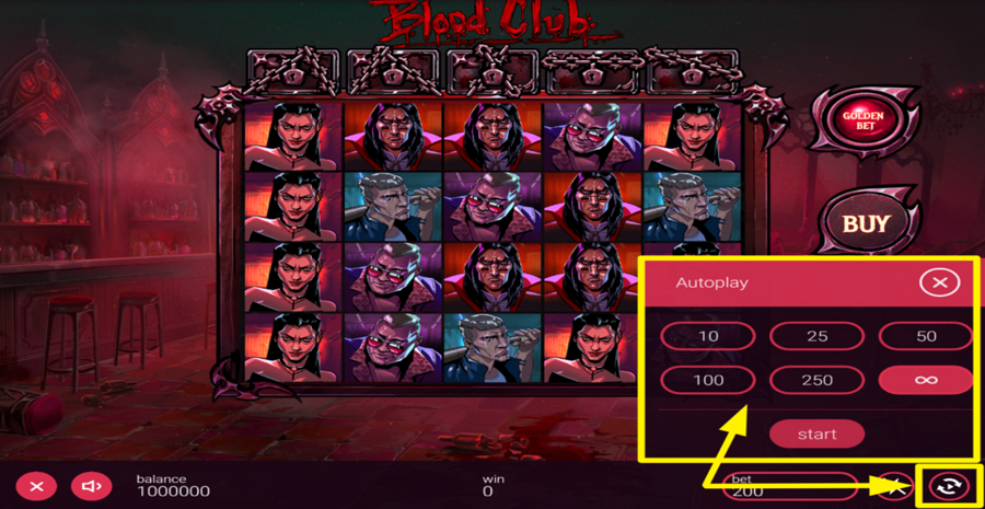 Blood Club Autoplay