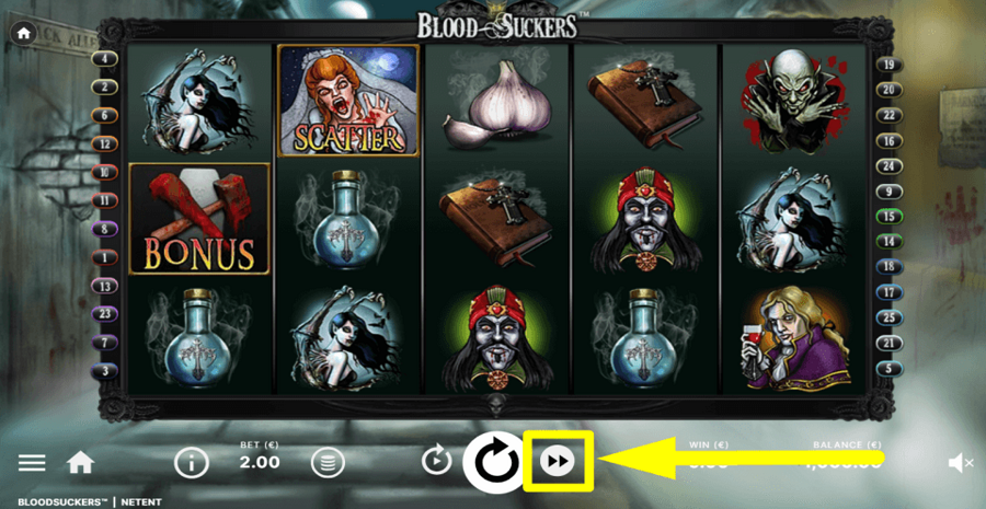 Blood Suckers Quick Spin Feature