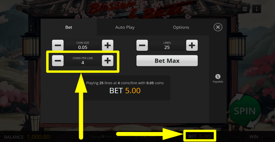 Blossom And Blade Coins Per Line