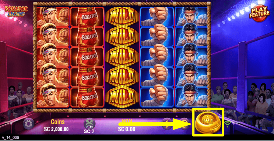 Bokator Legend Spin Button