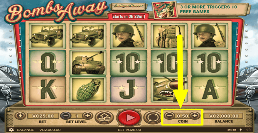 Bombs Away Coin Value