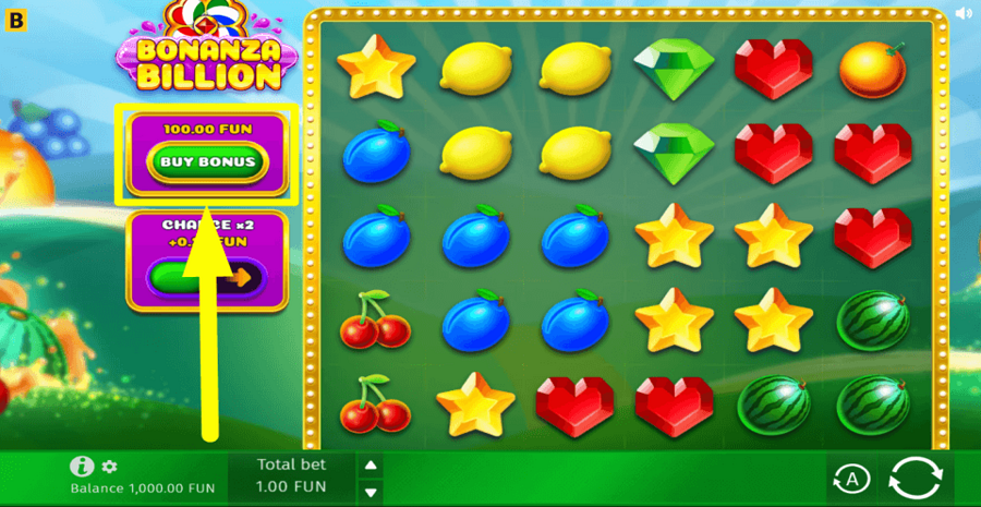 Bonanza Billion Buy Bonus Feature