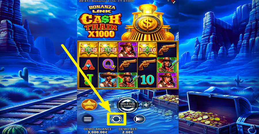 Bonanza Link Cash Train x1000 Autoplay