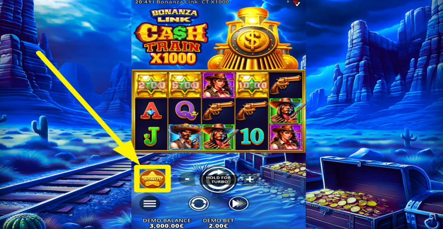 Bonanza Link Cash Train x1000 Buy Bonus