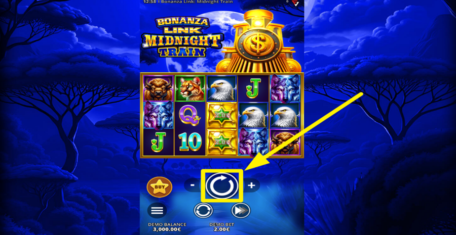 Bonanza Link Midnight Train Spin
