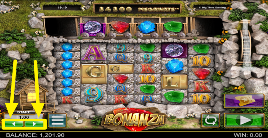 Bonanza Megaways Adjust Bet