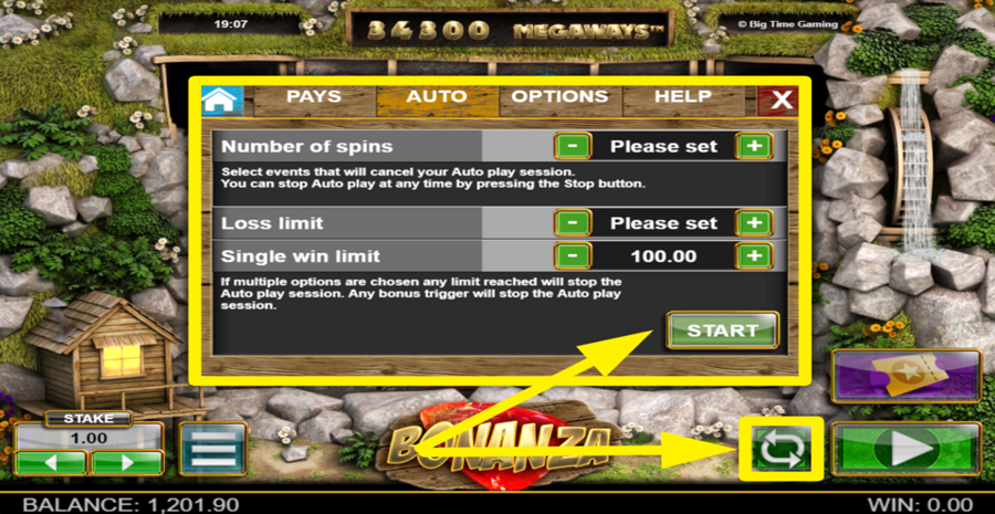 Bonanza Megaways Autoplay