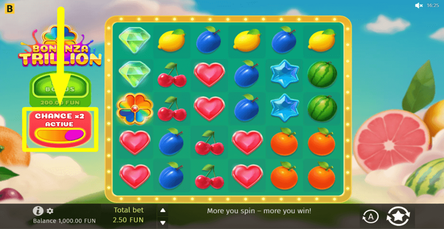 Bonanza Trillion Chance Feature