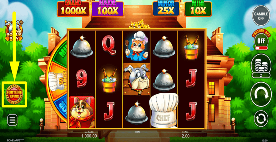 Bone Appetit Fortune Spins Feature