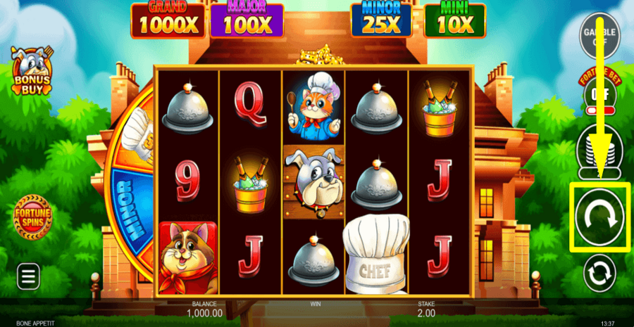 Bone Appetit Spin Button