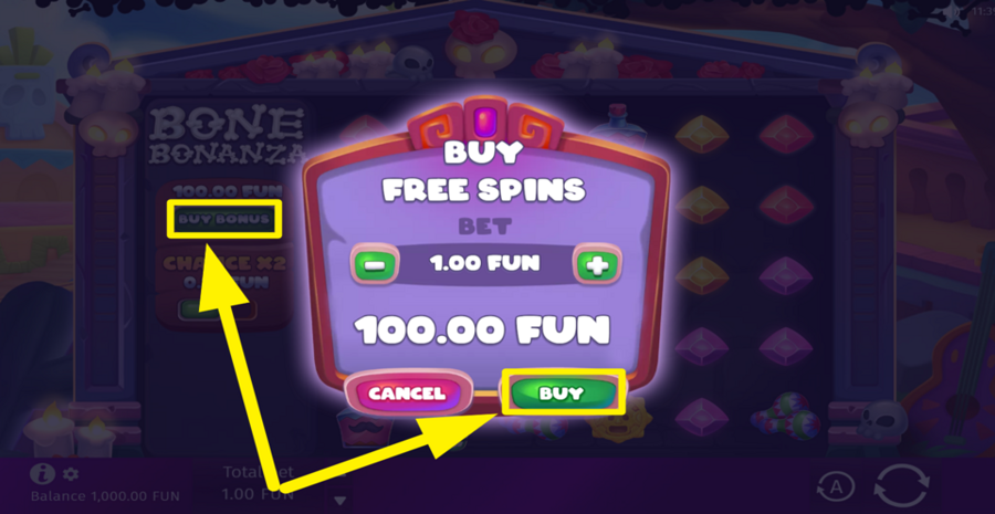 Bone Bonanza Buy Bonus