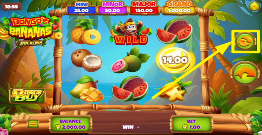 Bongos Bananas Hold And Win Autoplay