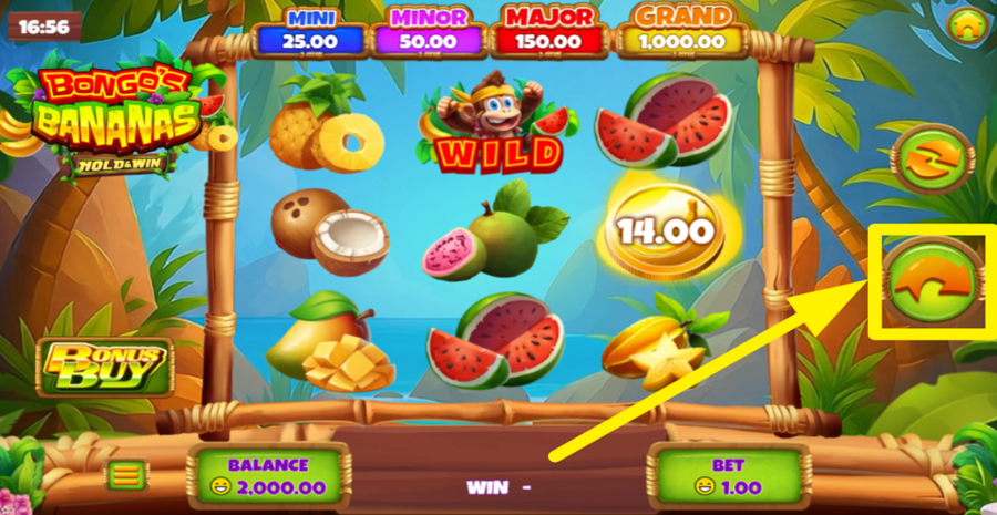Bongos Bananas Hold And Win Spin