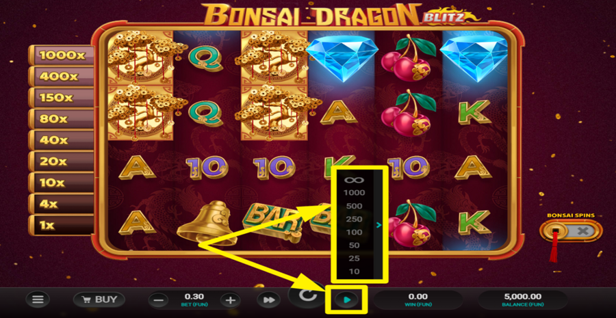 Bonsai Dragon Blitz Dream Drop Autoplay