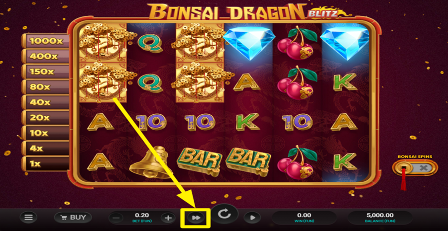 Bonsai Dragon Blitz Dream Drop Turbo