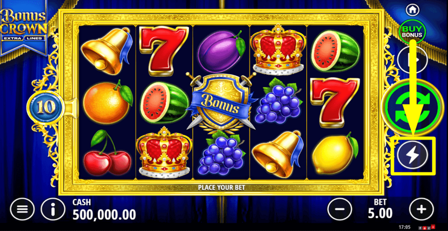 Bonus Crown Turbo Feature