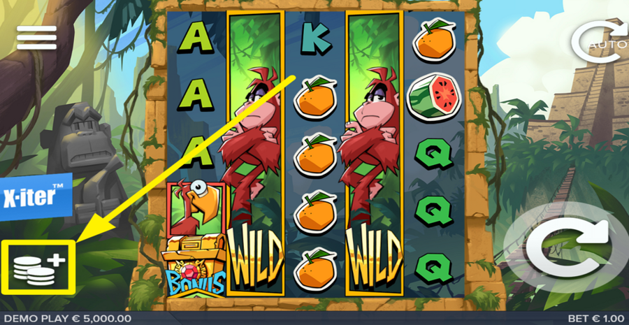 Bonzos Bananza Adjust Bet