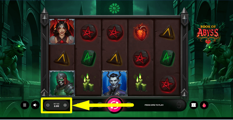 Book Of Abyss Bet Value