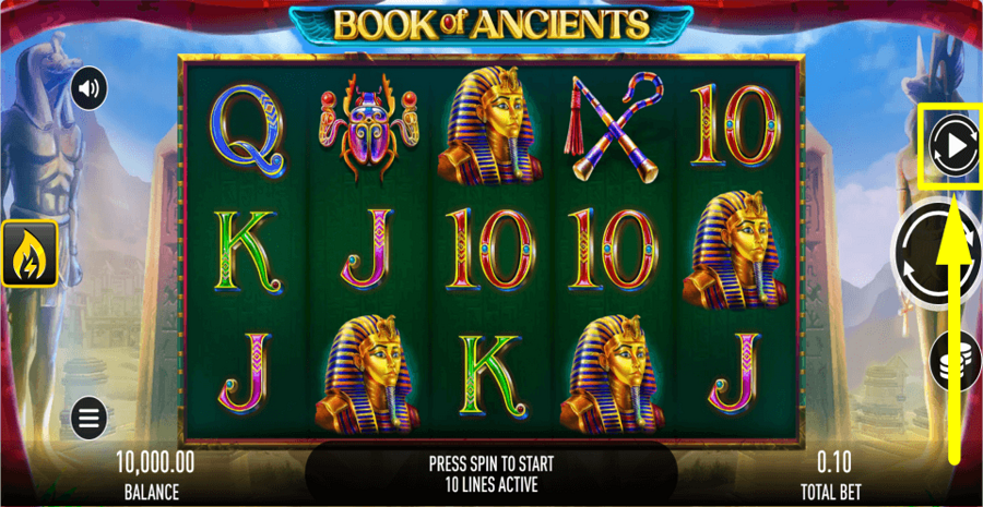 Book Of Ancients Autoplay Feature