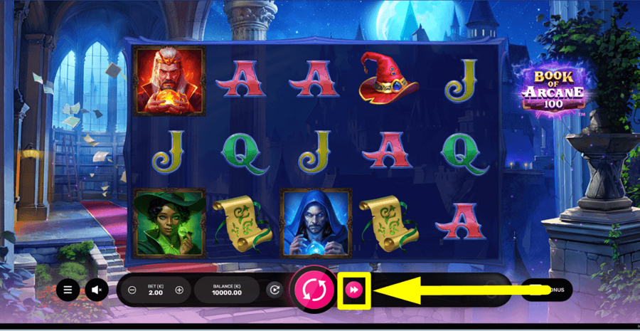 Book Of Arcane 100 Turbo Feature