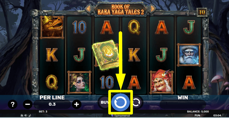 Book Of Baba Yaga Tales 2 Spin Button