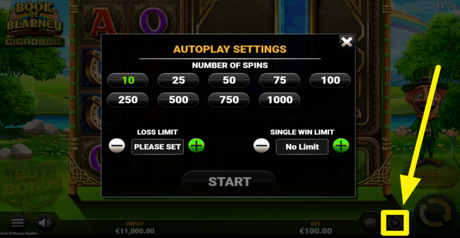 Book Of Blarney Gigablox Autoplay